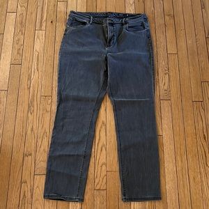 J Jill high rise straight leg jeans
